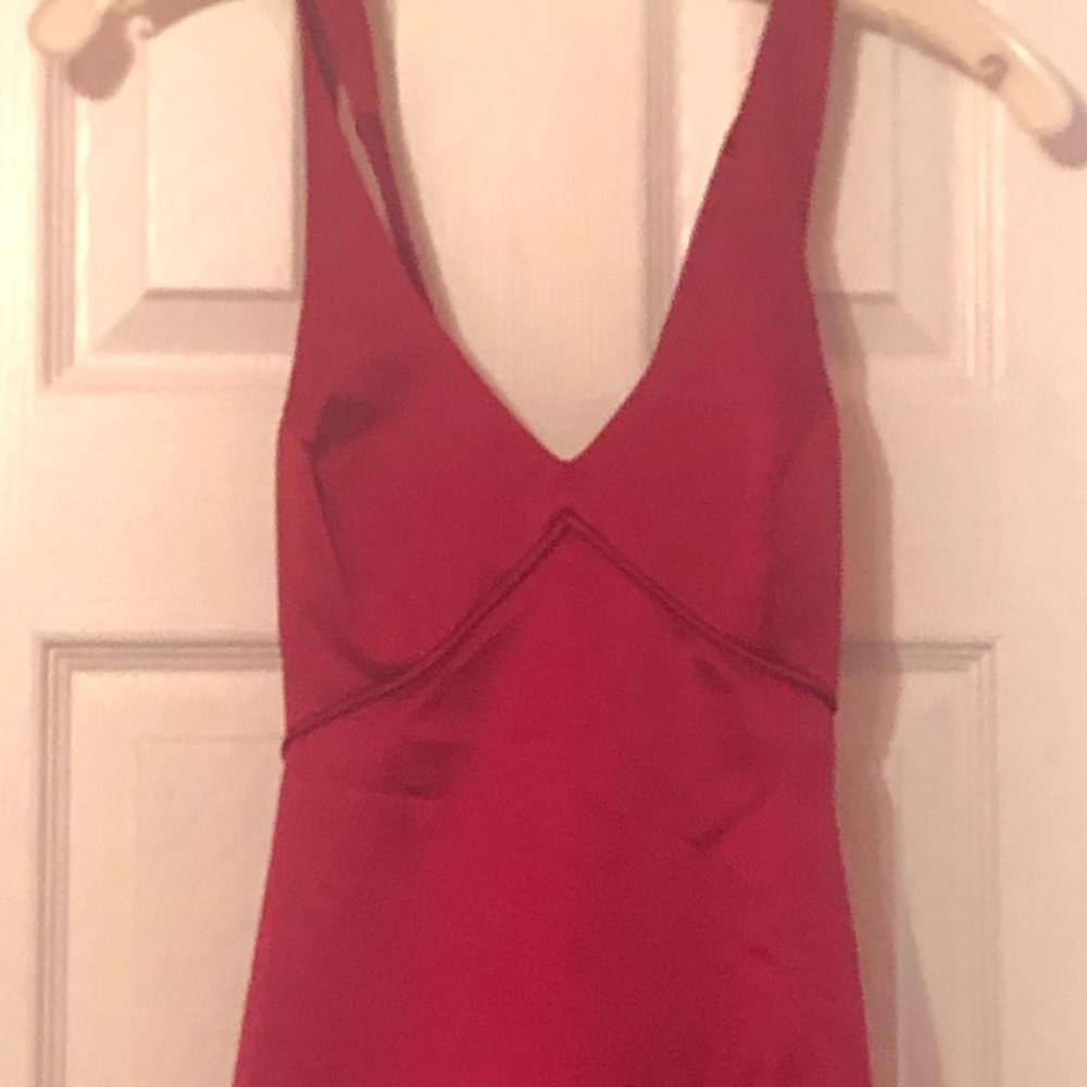 Red Pageant or Prom Dress - Picture 3 of 7